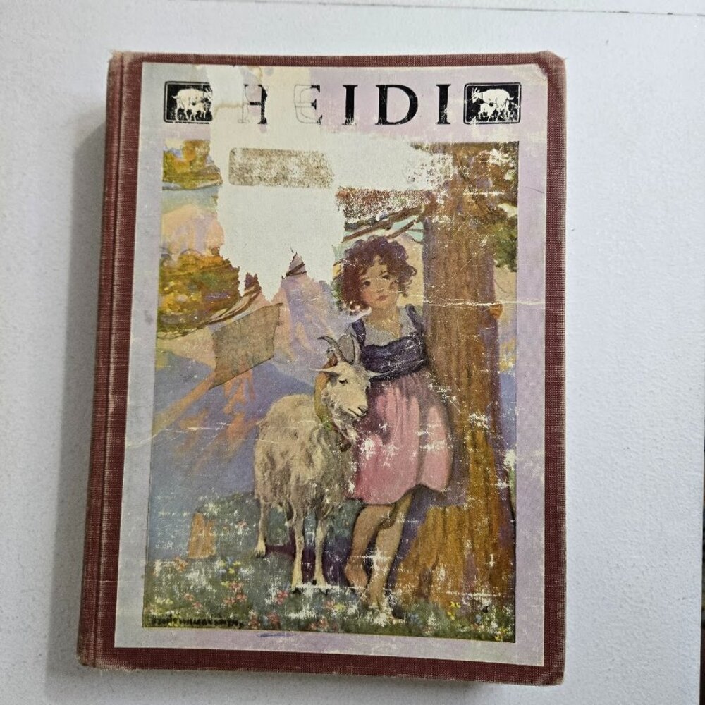 Heidi by Johanna Spyri 1958 Hardcover Illus Jessie Wilcox Smith Scribner Vintage